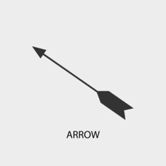 Arrow vector icon illustration sign