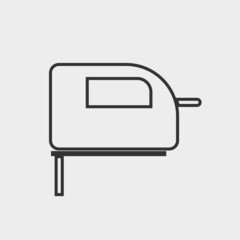 Fret saw vector icon illustration sign