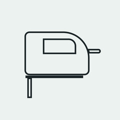 Fret saw vector icon illustration sign