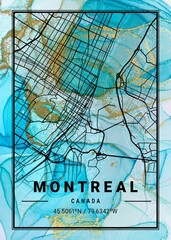 Montreal Horticulture Marble Map