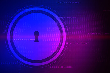 2d illustration technology cyber security