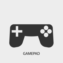 Gamepad vector icon illustration sign