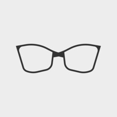 Glasses vector icon illustration sign