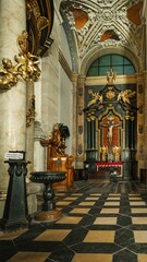 Wnętrze Kościoła Piotra i Pawła w Krakowie