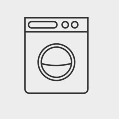 Laundry vector icon illustration sign