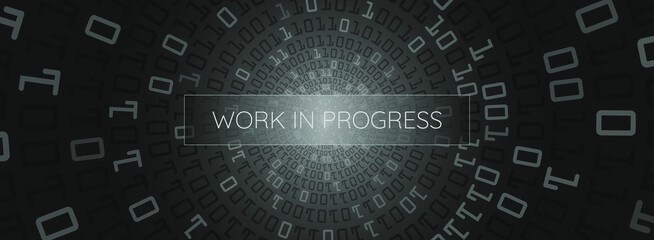 Work in progress background	