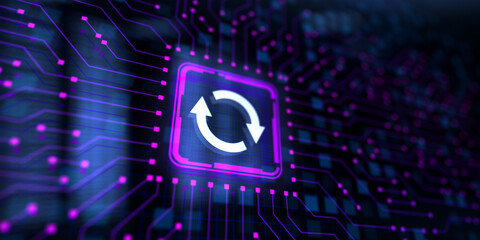 Update upgrade system application version sing on virtual screen.