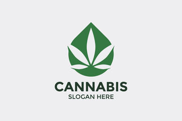 cannabis design logo for company and agency