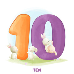 Cute funny animal font numbering collection  © Sofyan