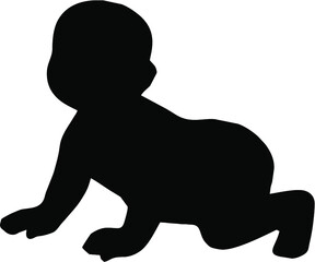 baby silhouette
