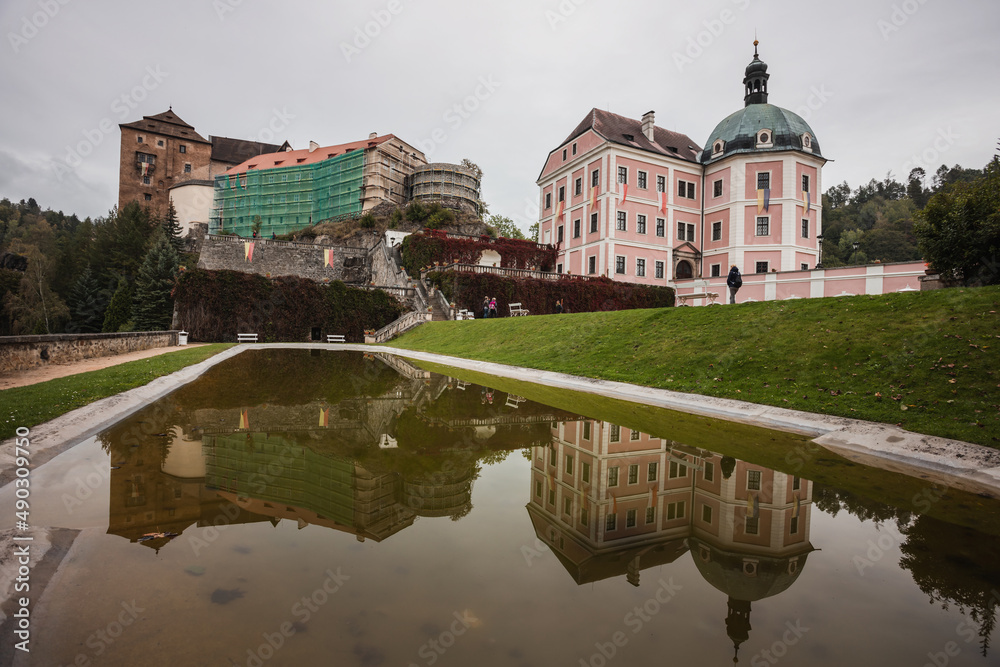 Canvas Prints chateau and castle becov nad teplou