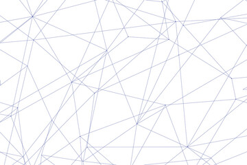 Network abstract connection isolated on white background. Network technology background with dots and lines. Ai background. Modern abstract concept. Ai background vector, network technology