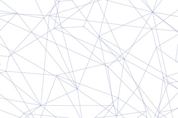 Network abstract connection isolated on white background. Network technology background with dots and lines. Ai background. Modern abstract concept. Ai background vector, network technology