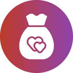 money bag gradient icon