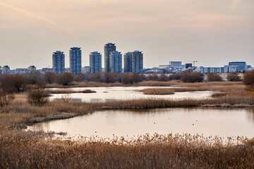 Fototapeta premium Apartment block complex