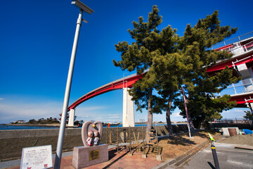 中の島大橋と恋人の鍵
