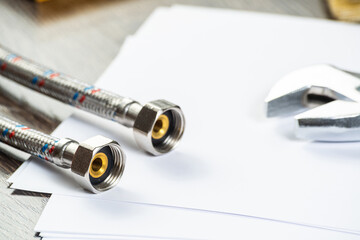 Water fittings and connections with segments