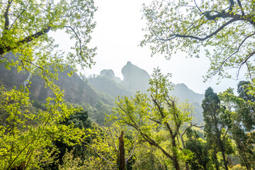 Scenery of Yandang Mountain National Geopark, Wenzhou city, Zhejiang Province, China