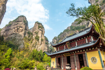 Fototapeta premium Scenery of Yandang Mountain National Geopark, Wenzhou city, Zhejiang Province, China