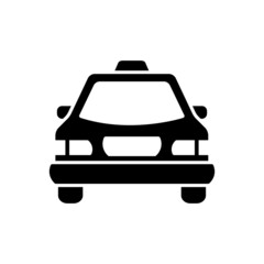 Taxi Icon Logo Design Vector Template Illustration