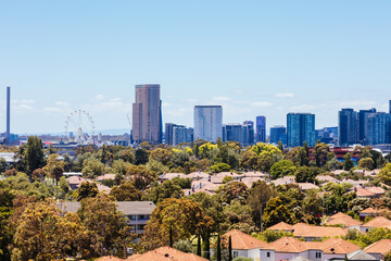 Fototapeta na wymiar View of Melbourne Victoria Australia