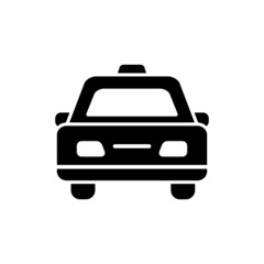 Taxi Icon Logo Design Vector Template Illustration