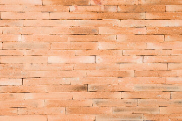 Blank brick wall background, construction background, red brick wall pattern