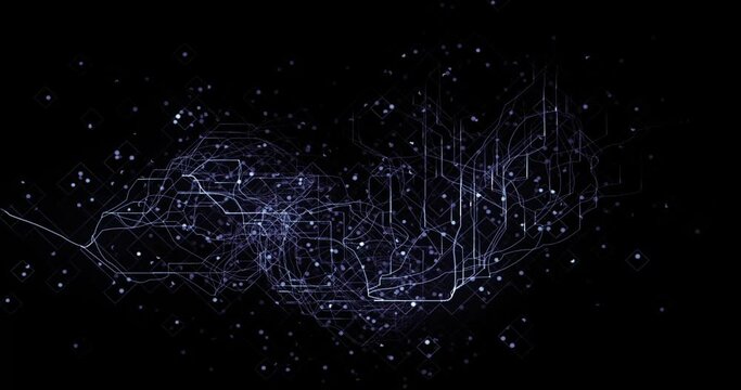 futuristic technology abstract background
