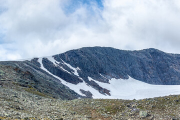 Mountain landscape in the north wilderness