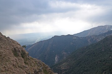 Fototapeta na wymiar mountain view in uttrakhand india 