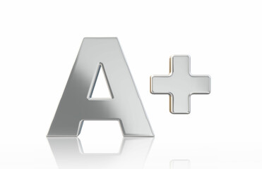 A Alphabet 3D Render