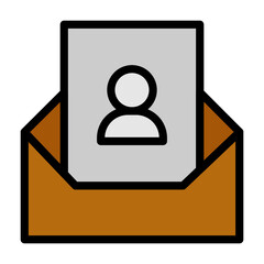 Fototapeta premium email user icon