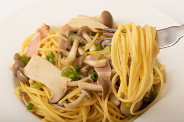 しめじとエリンギの和風パスタ