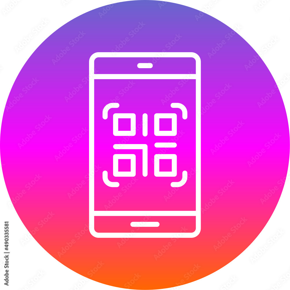 Sticker Qr Code Icon