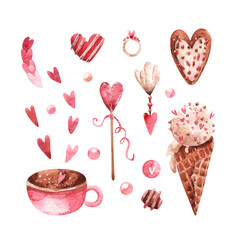 heart shaped candies