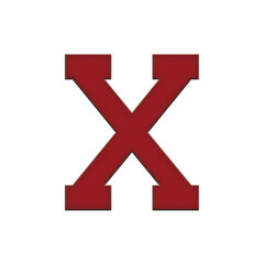 Obraz premium Alphabet Font Embroidery Cross Stitch Design