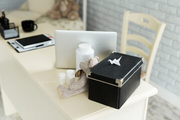 Workplace of children's doctor