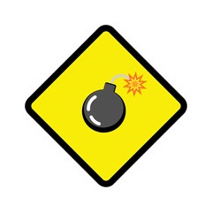 bomb symbol vector design