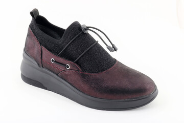Leather and comfortable women's shoes.
