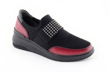 Leather and comfortable women's shoes.