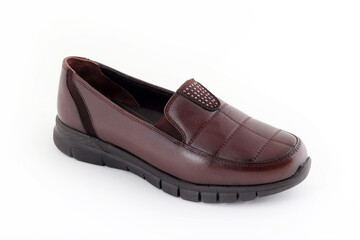 Leather and comfortable women's shoes.