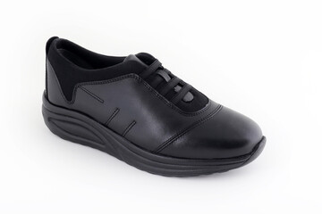 Leather and comfortable women's shoes.