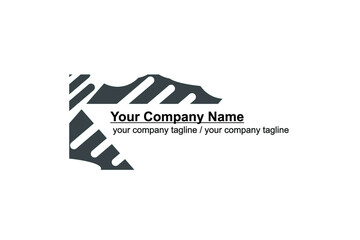 Naklejka premium this is a company logo and can be given the company name and tagline
