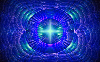 digital illustration abstract image generated fractal background image wallpaper pattern of various geometric shapes and lines of various colors for computer graphics or web design