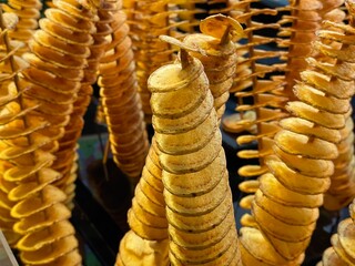 pommes de terre torsades