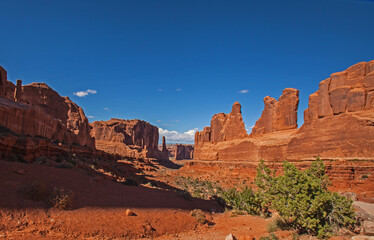 Fototapeta premium Park Avenue Formation in Arches National Park. Utah 1748