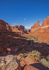 Park Avenue Formation in Arches National Park. Utah  1752