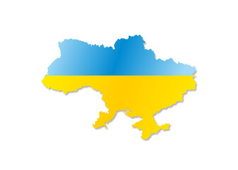 Obraz premium Carte ukraine