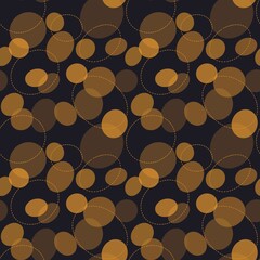 Seamless polka dots pattern for fabrics and textiles and packaging and gifts and cards and linens