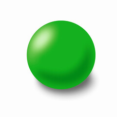 green glass sphere